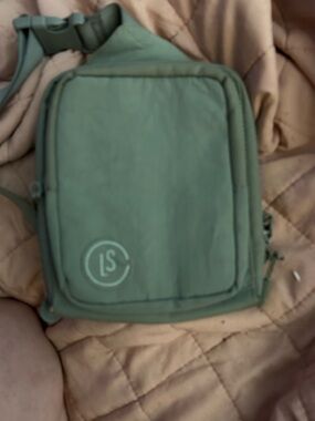 Lightweight Sling Belt Bag in Sage Green